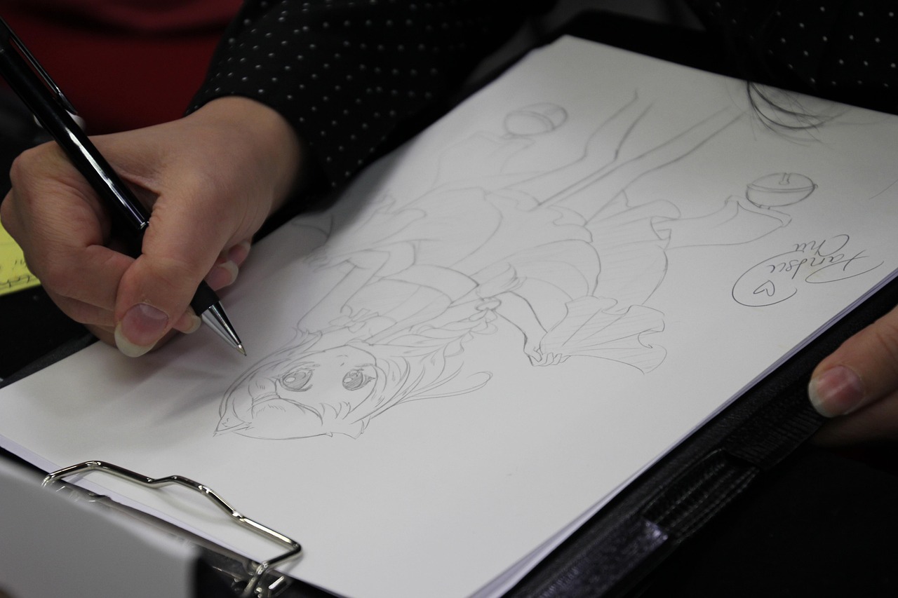 素描人物动漫，艺术之美与创意之力的完美融合